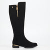 Miss Black Hadar 26 High Boots Faux Nubuck - Black footwear Miss Black