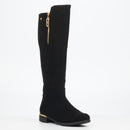 Miss Black Hadar 26 High Boots Faux Nubuck – Black