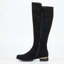 Miss Black Hadar 26 High Boots Faux Nubuck – Black