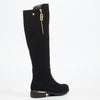 Miss Black Hadar 26 High Boots Faux Nubuck - Black footwear Miss Black