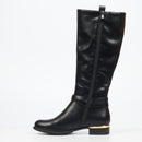 MIss Black Hadar 27 High Boots - Black footwear Miss Black