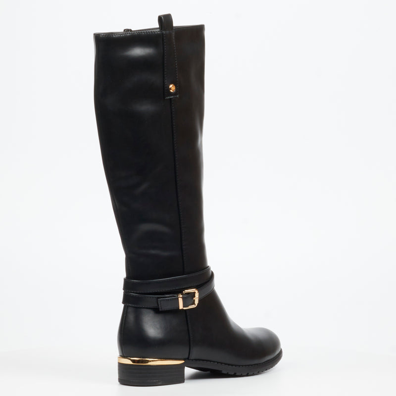 MIss Black Hadar 27 High Boots - Black | DC.ONE | Black / 3 | DC.ONE