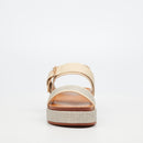 Butterfly Feet Haley 1 Flatform - Beige footwear Butterfly Feet