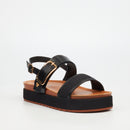 Butterfly Feet Haley 1 Flatform - Black footwear Butterfly Feet