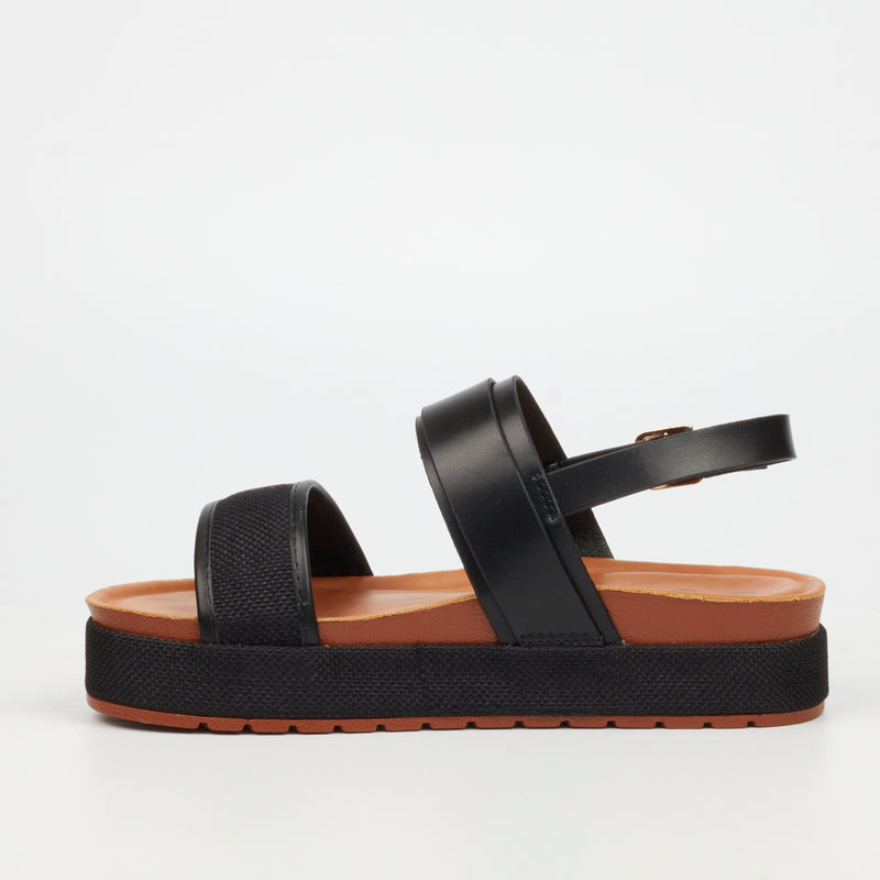 Butterfly Feet Haley 1 Flatform - Black