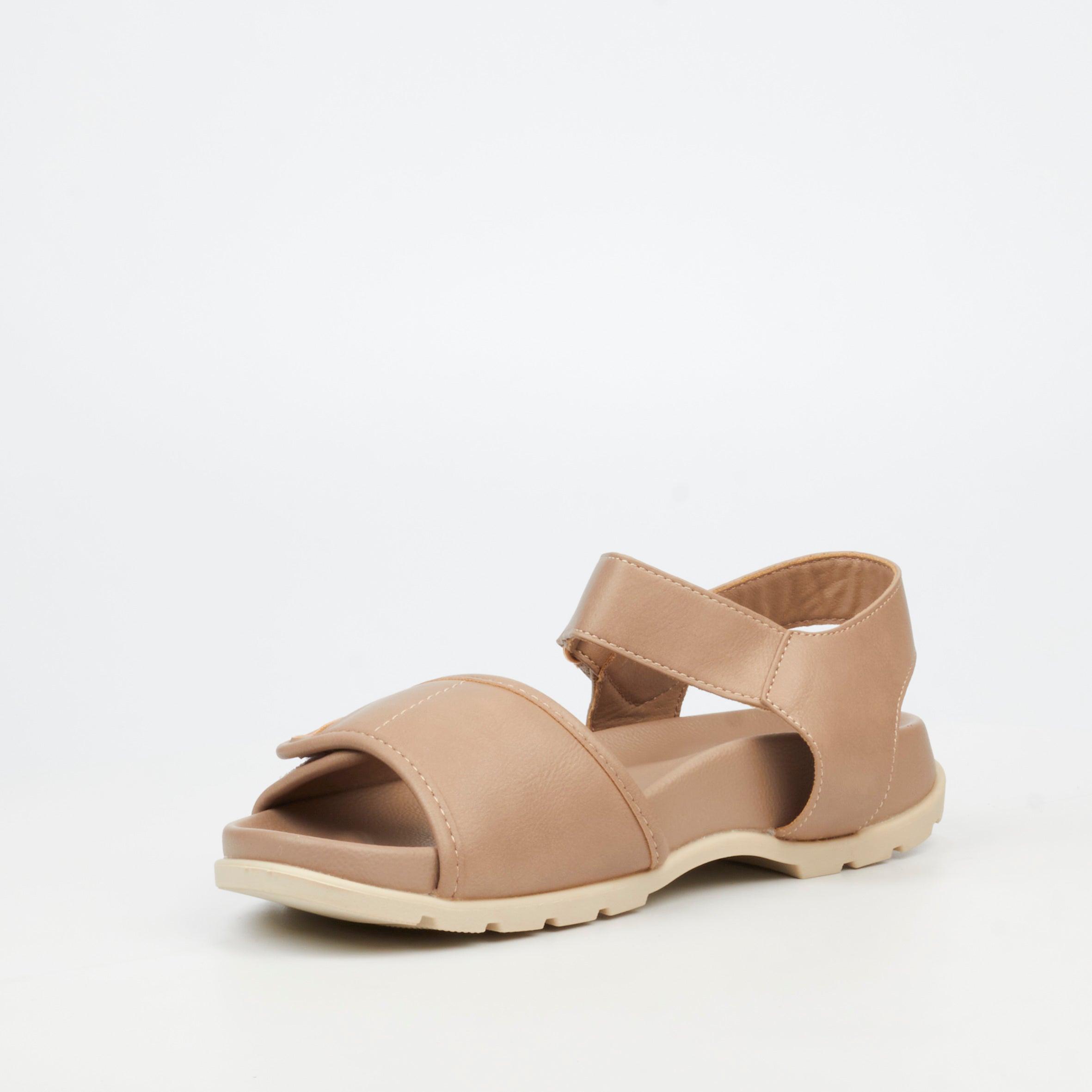 Butterfly Feet Harlan 1 Flatform - Taupe footwear Butterfly Feet