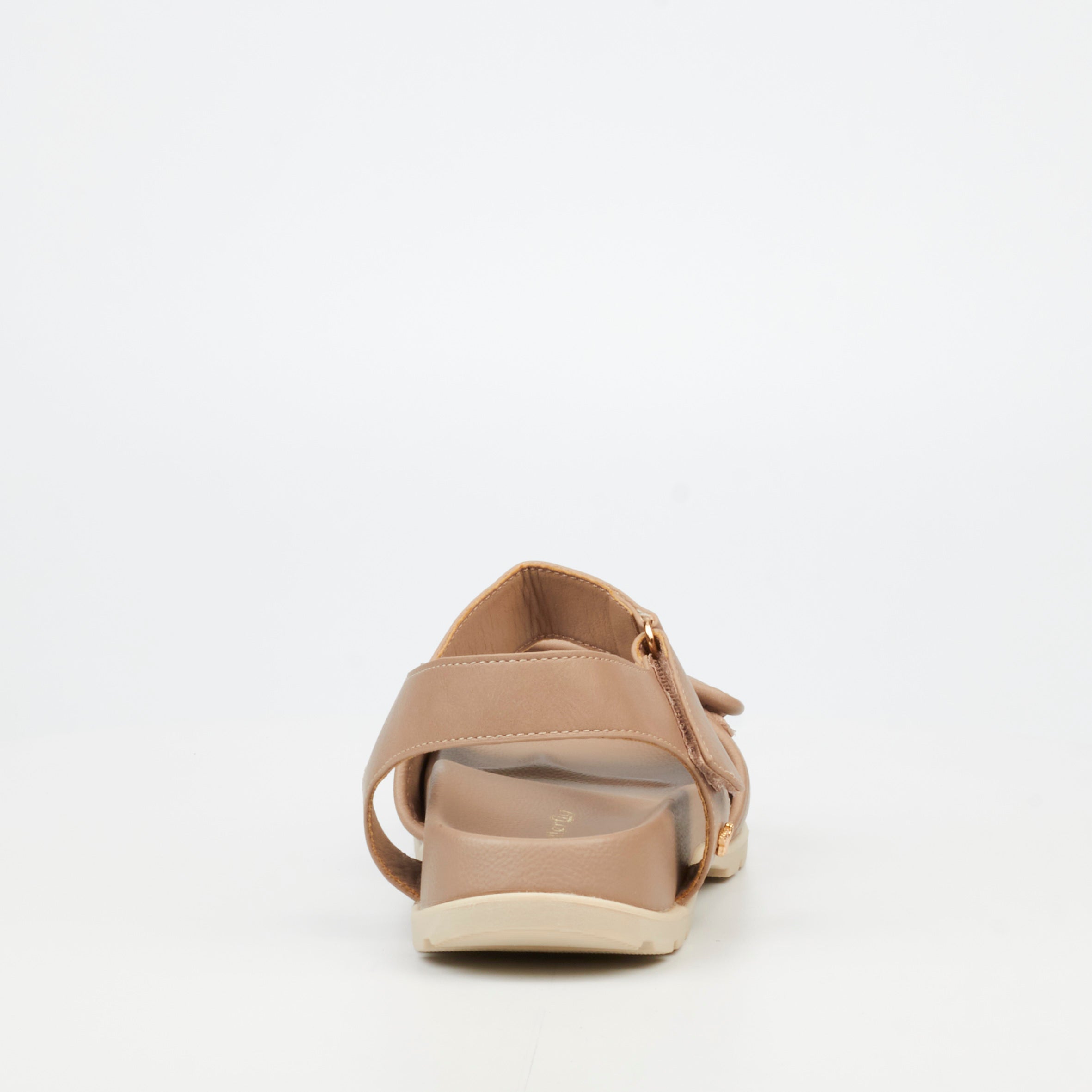 Butterfly Feet Harlan 1 Flatform - Taupe footwear Butterfly Feet