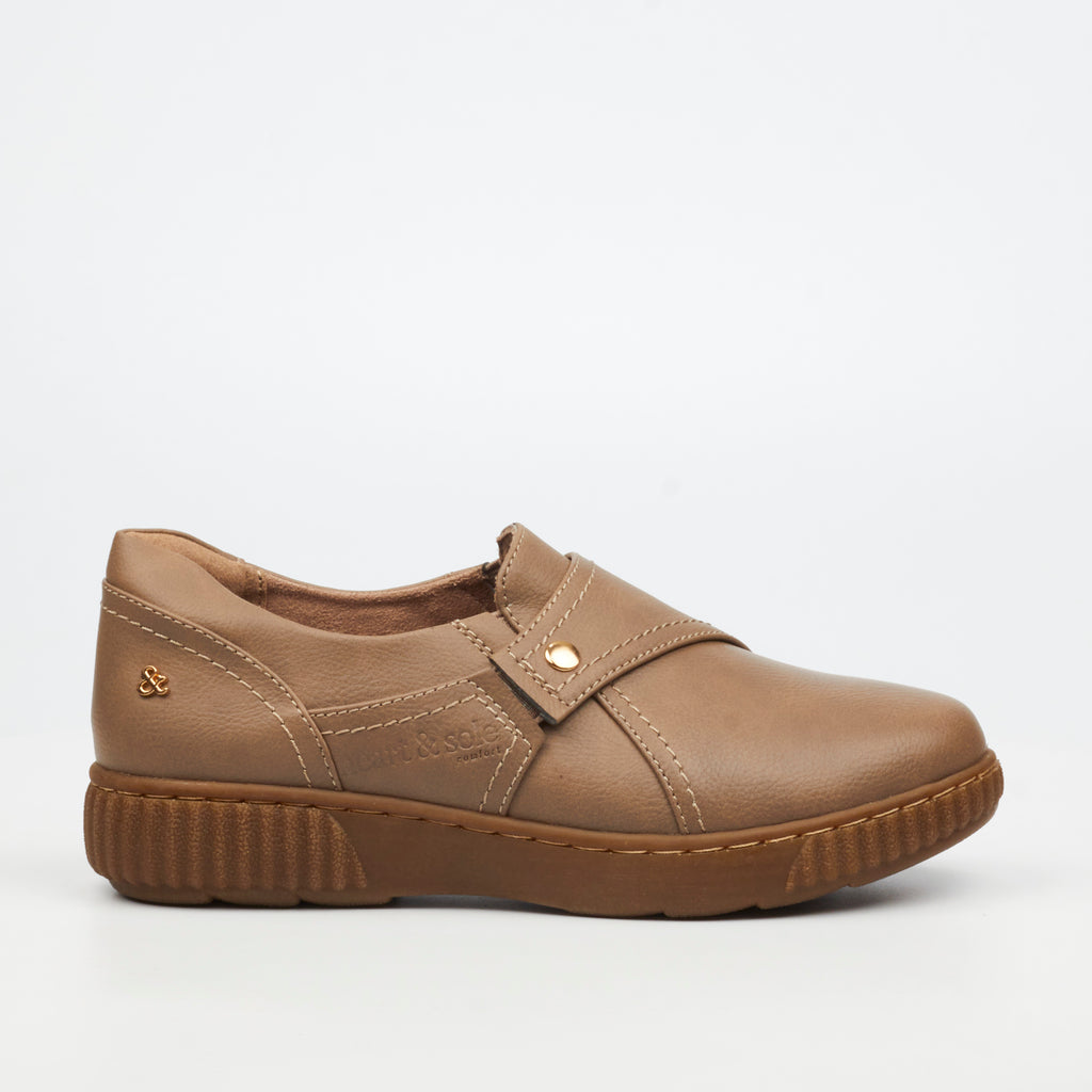 Heart & Sole Harmony 3 Shoe - Taupe footwear Heart & Sole