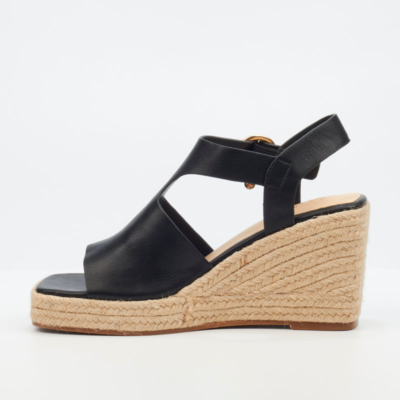 Miss Black Hay 2 Wedge - Black footwear Miss Black   