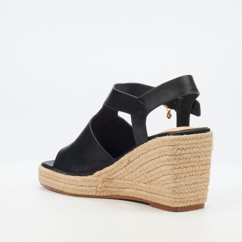 Miss Black Hay 2 Wedge - Black footwear Miss Black   