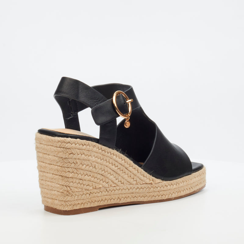 Miss Black Hay 2 Wedge - Black footwear Miss Black   