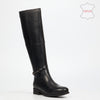 Nicci Tyler Haylan 2 Genuine Leather High Boot - Black footwear Nicci Tyler