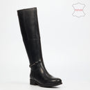 Nicci Tyler Haylan 2 Genuine Leather High Boot - Black footwear Nicci Tyler