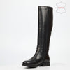 Nicci Tyler Haylan 2 Genuine Leather High Boot - Black footwear Nicci Tyler