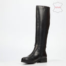 Nicci Tyler Haylan 2 Genuine Leather High Boot - Black footwear Nicci Tyler