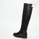 Nicci Tyler Haylan 2 Genuine Leather High Boot - Black footwear Nicci Tyler