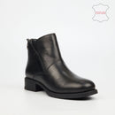 Nicci Tyler Haylan 4 Genuine Leather Ankle Boot - Black footwear Nicci Tyler