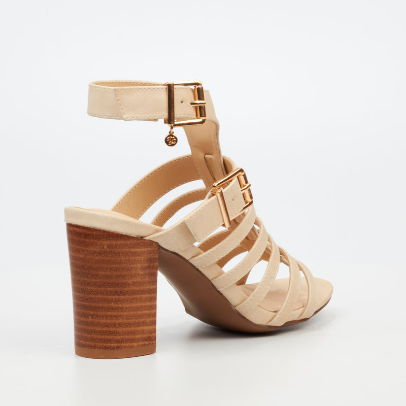 Miss Black Hazel 1 Heel - Beige footwear Miss Black   