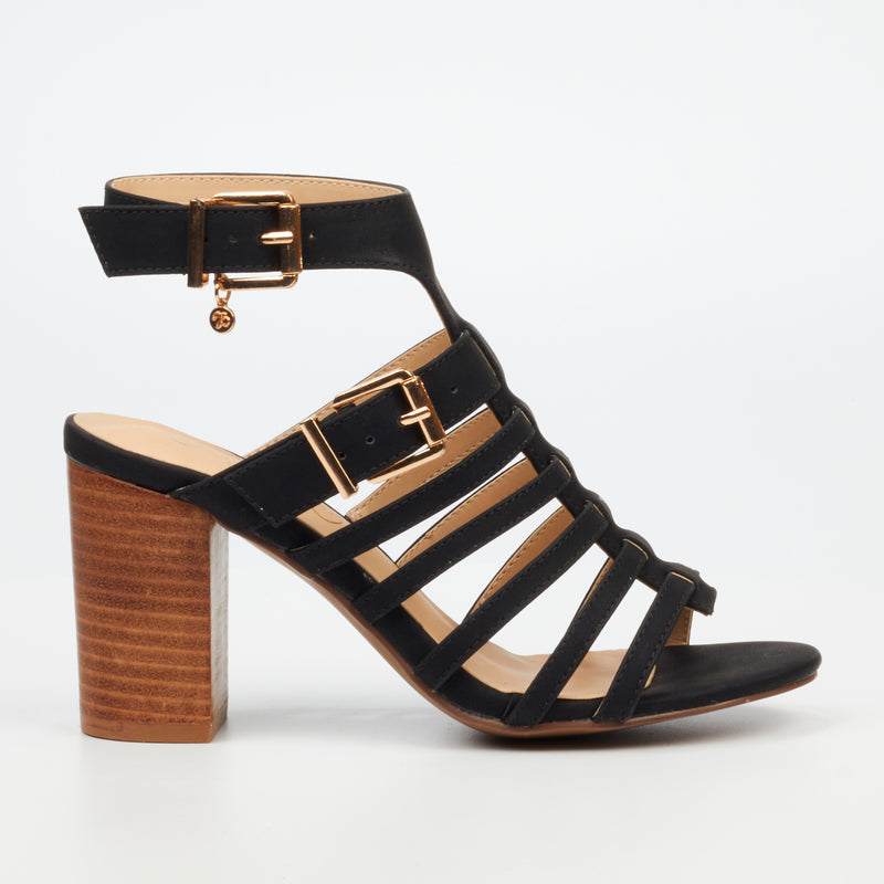 Miss Black Hazel 1 Heel - Black footwear Miss Black   