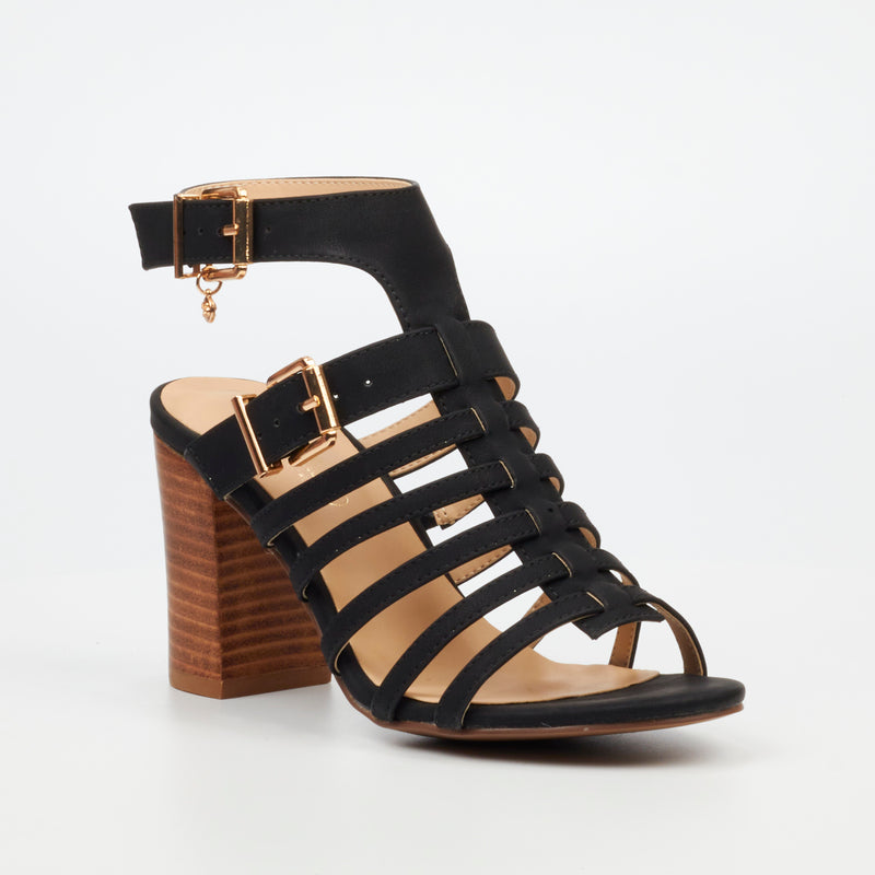 Miss Black Hazel 1 Heel - Black footwear Miss Black   