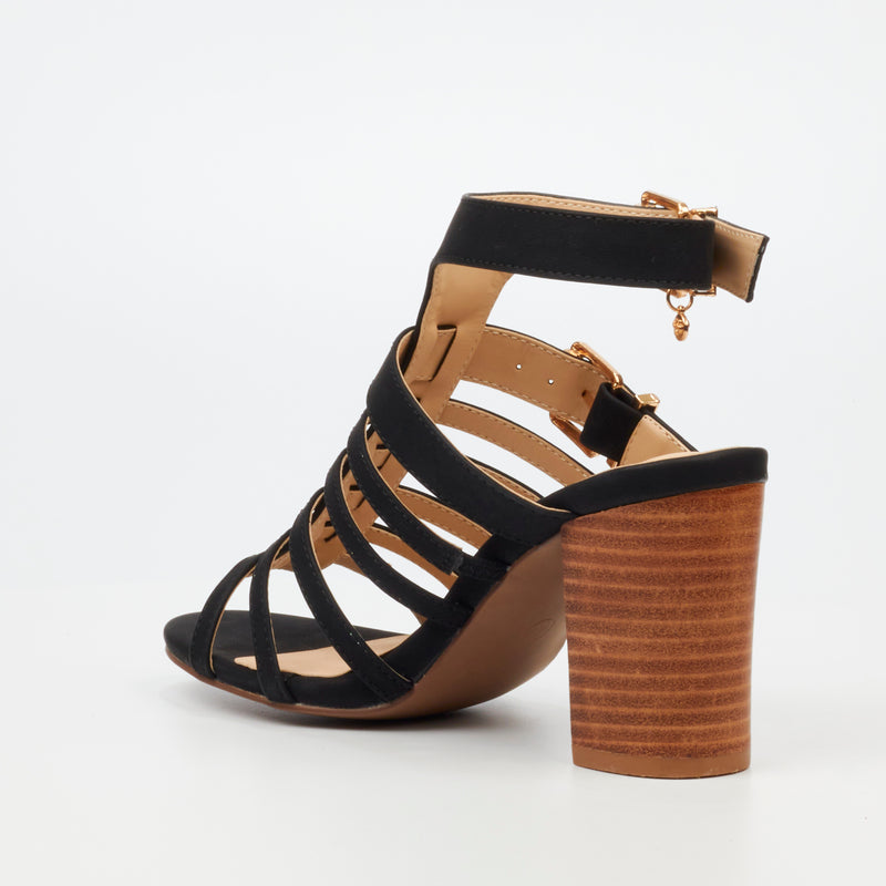 Miss Black Hazel 1 Heel - Black footwear Miss Black   