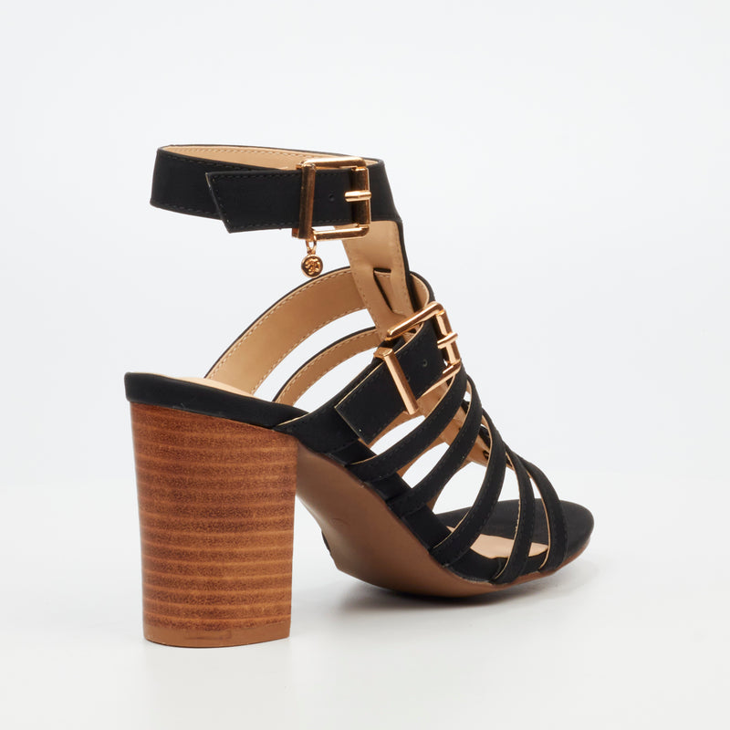 Miss Black Hazel 1 Heel - Black footwear Miss Black   