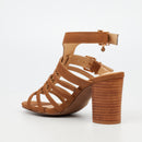 Miss Black Hazel 1 Heel - Brown footwear Miss Black