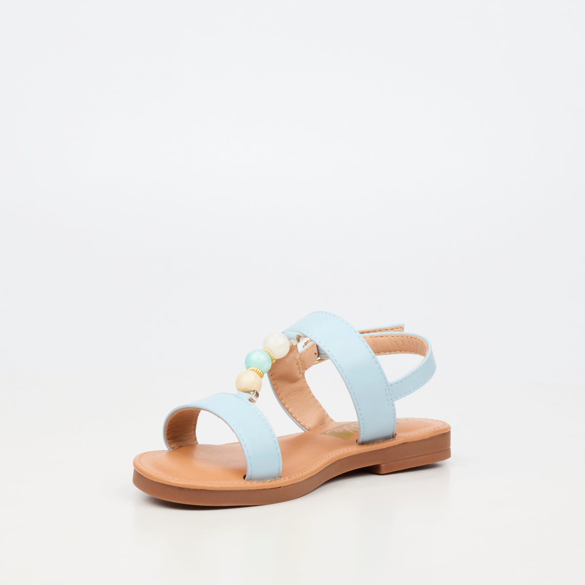 Little Miss Black Heavenly 2 Flat Sandal - Blue