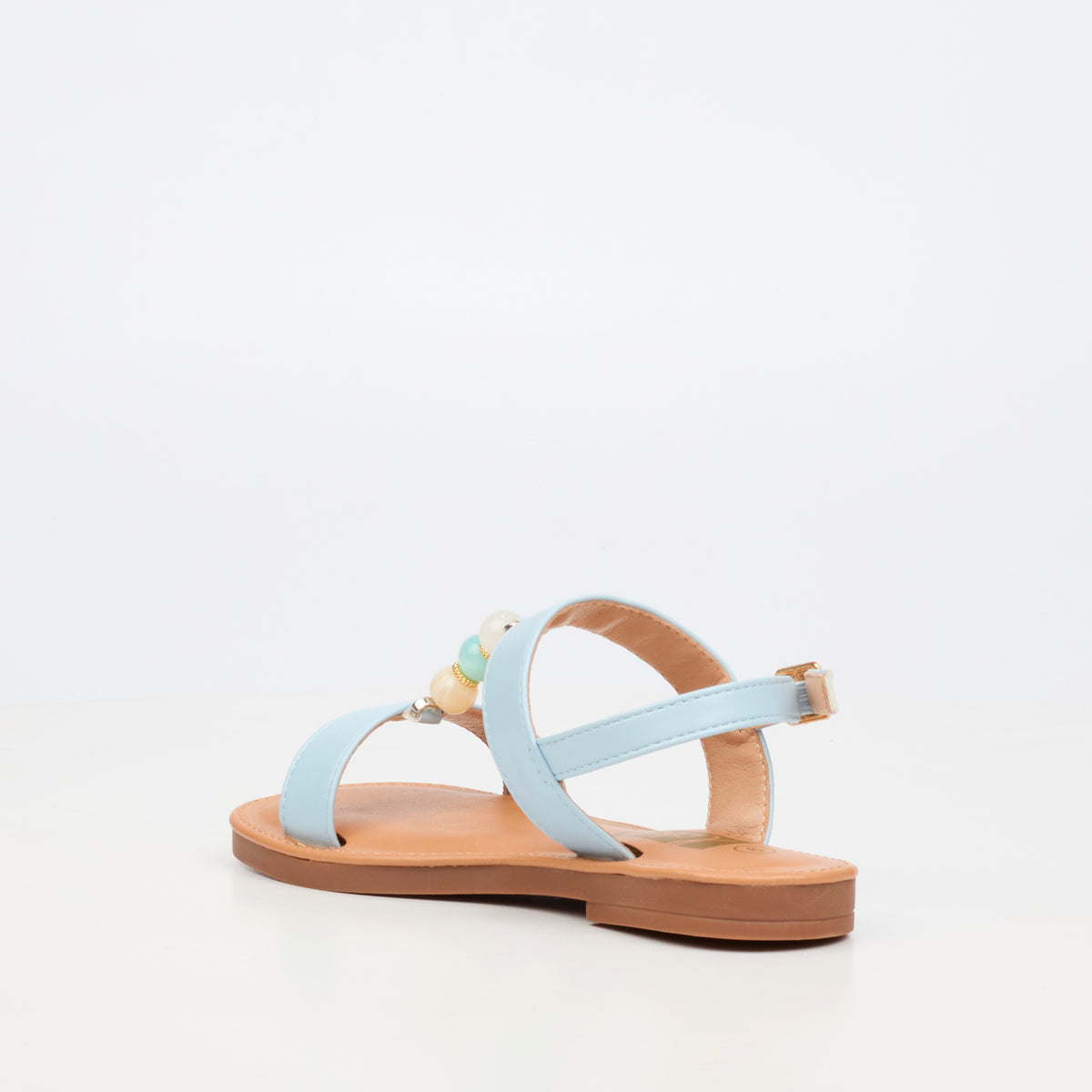 Little Miss Black Heavenly 2 Flat Sandal - Blue