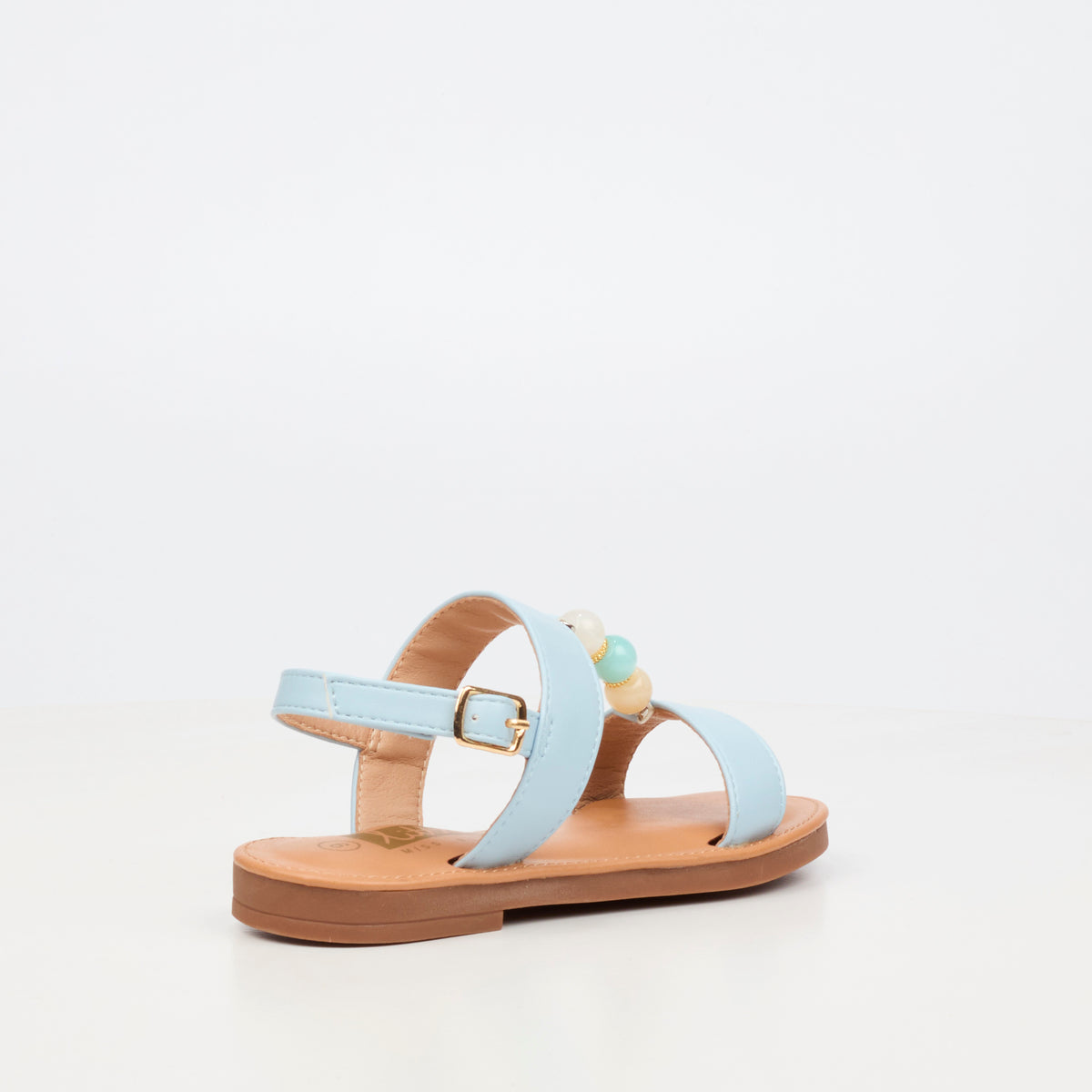 Little Miss Black Heavenly 2 Flat Sandal - Blue