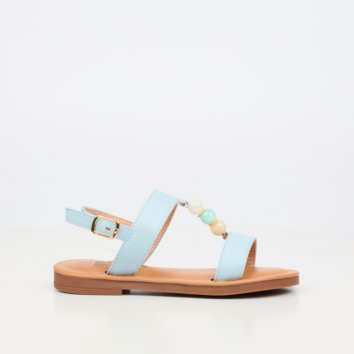 Little Miss Black Heavenly 2 Flat Sandal - Blue
