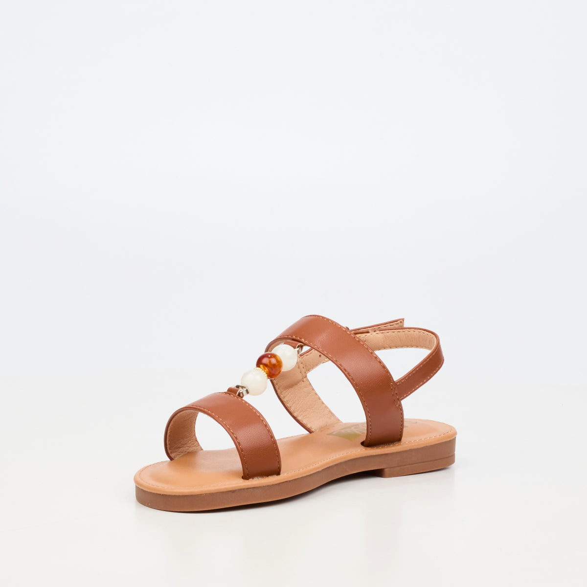 Little Miss Black Heavenly 2 Flat Sandal - Tan