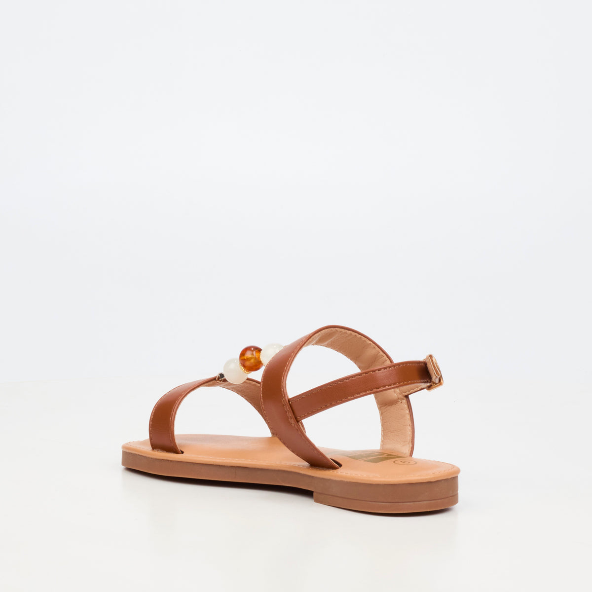 Little Miss Black Heavenly 2 Flat Sandal - Tan