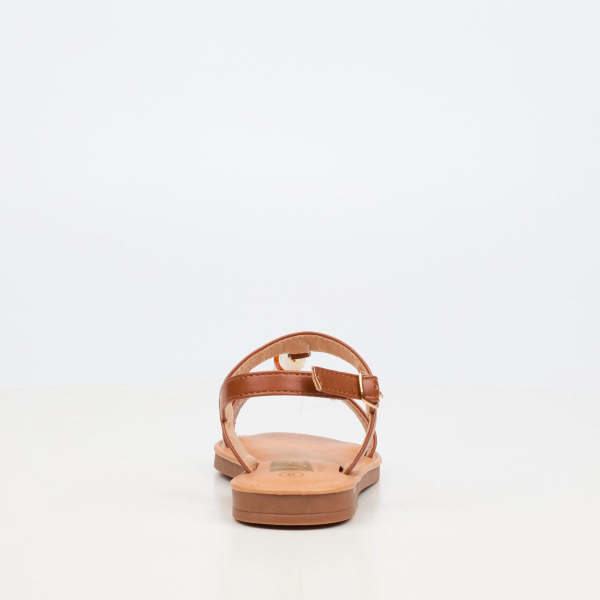 Little Miss Black Heavenly 2 Flat Sandal - Tan
