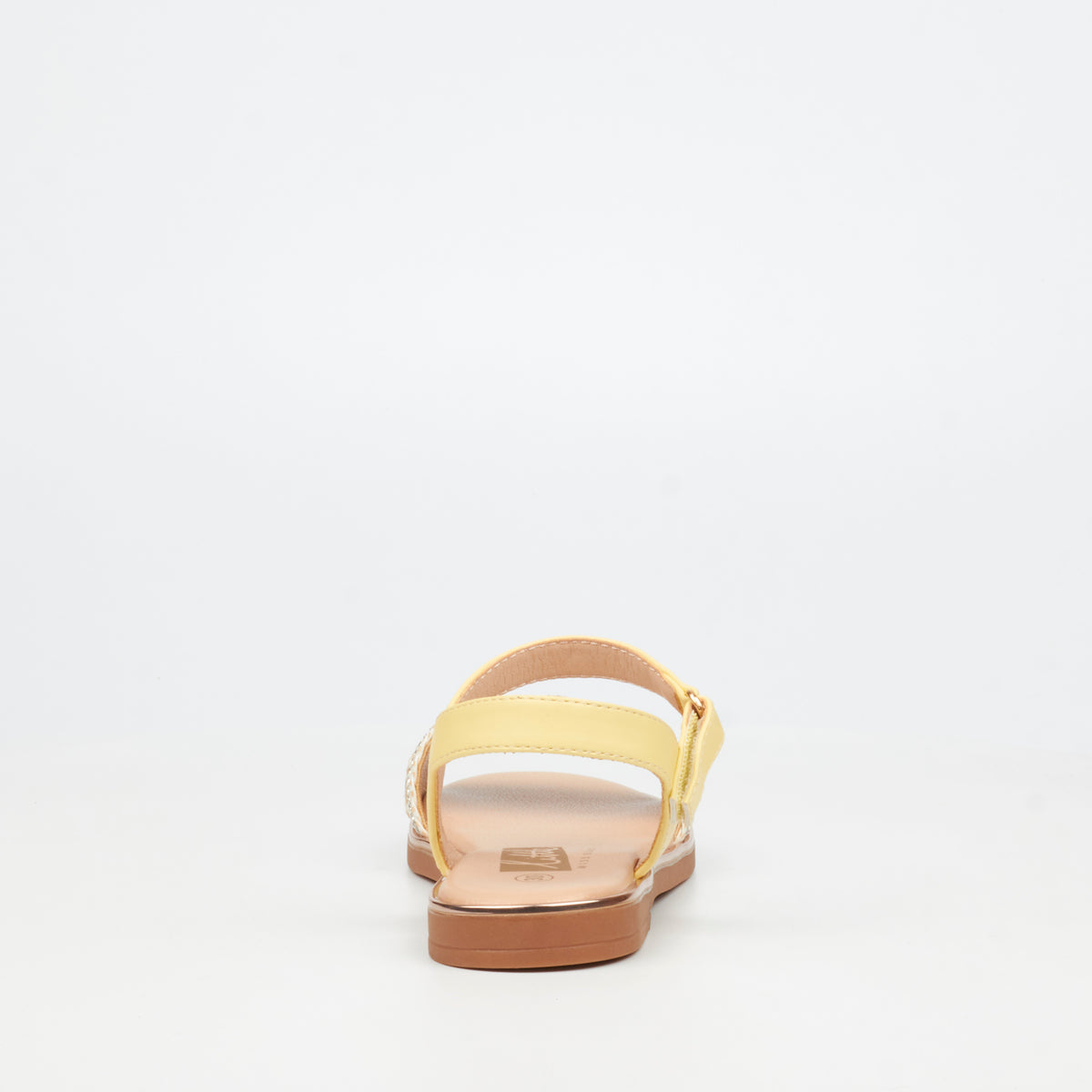 Little Miss Black Heavenly 3 Flat Sandal - Yellow