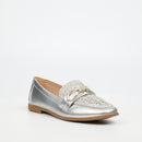 Miss Black Heidi 1 Pump - Silver footwear Miss Black