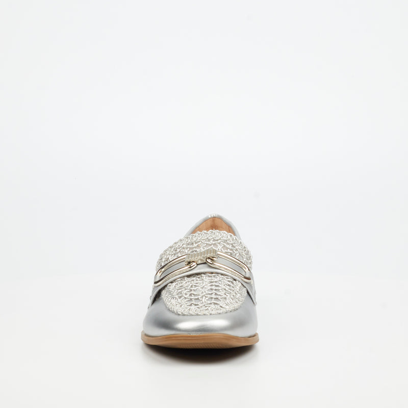 Miss Black Heidi 1 Pump - Silver footwear Miss Black