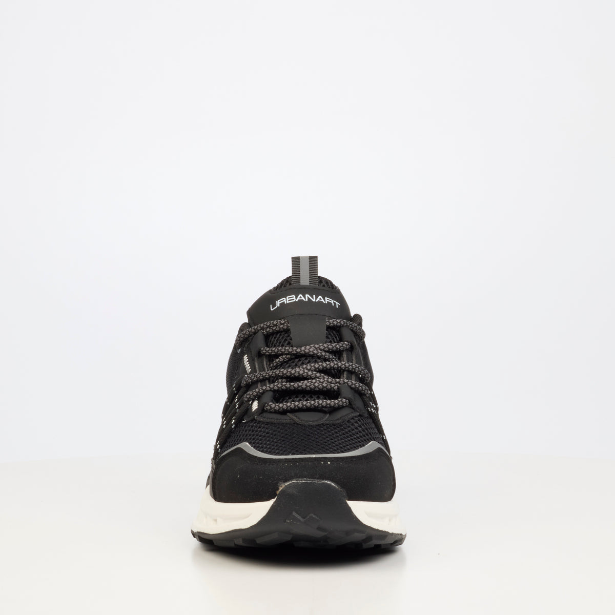 Urbanart Hexa 2 Faux Wax / Mesh Sneakers - Black