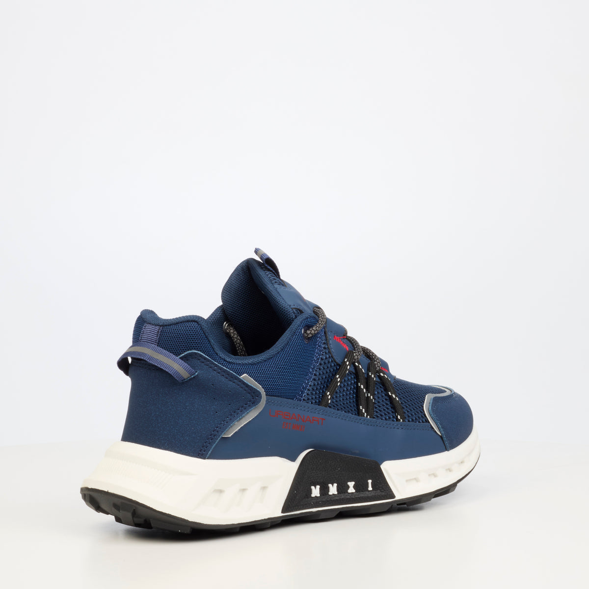 Urbanart Hexa 2 Faux Wax / Mesh Sneakers - Navy