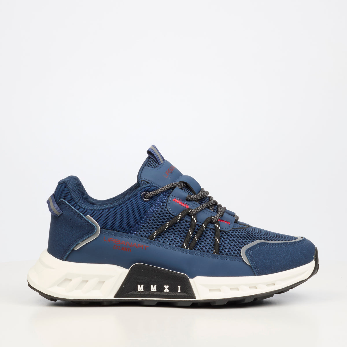 Urbanart Hexa 2 Faux Wax / Mesh Sneakers - Navy