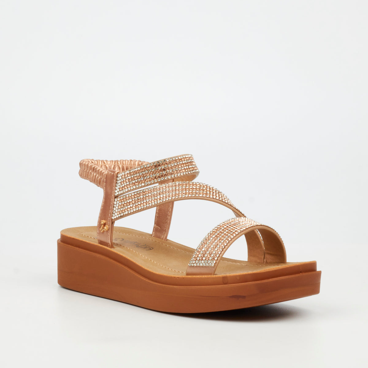 Butterfly Feet Holt 1  Flat Sandals - Rose Gold