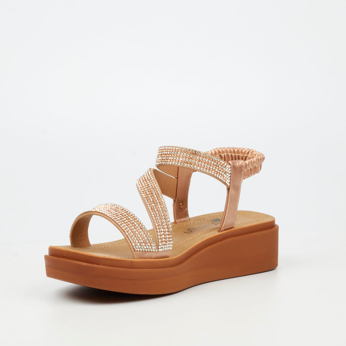 Butterfly Feet Holt 1  Flat Sandals - Rose Gold
