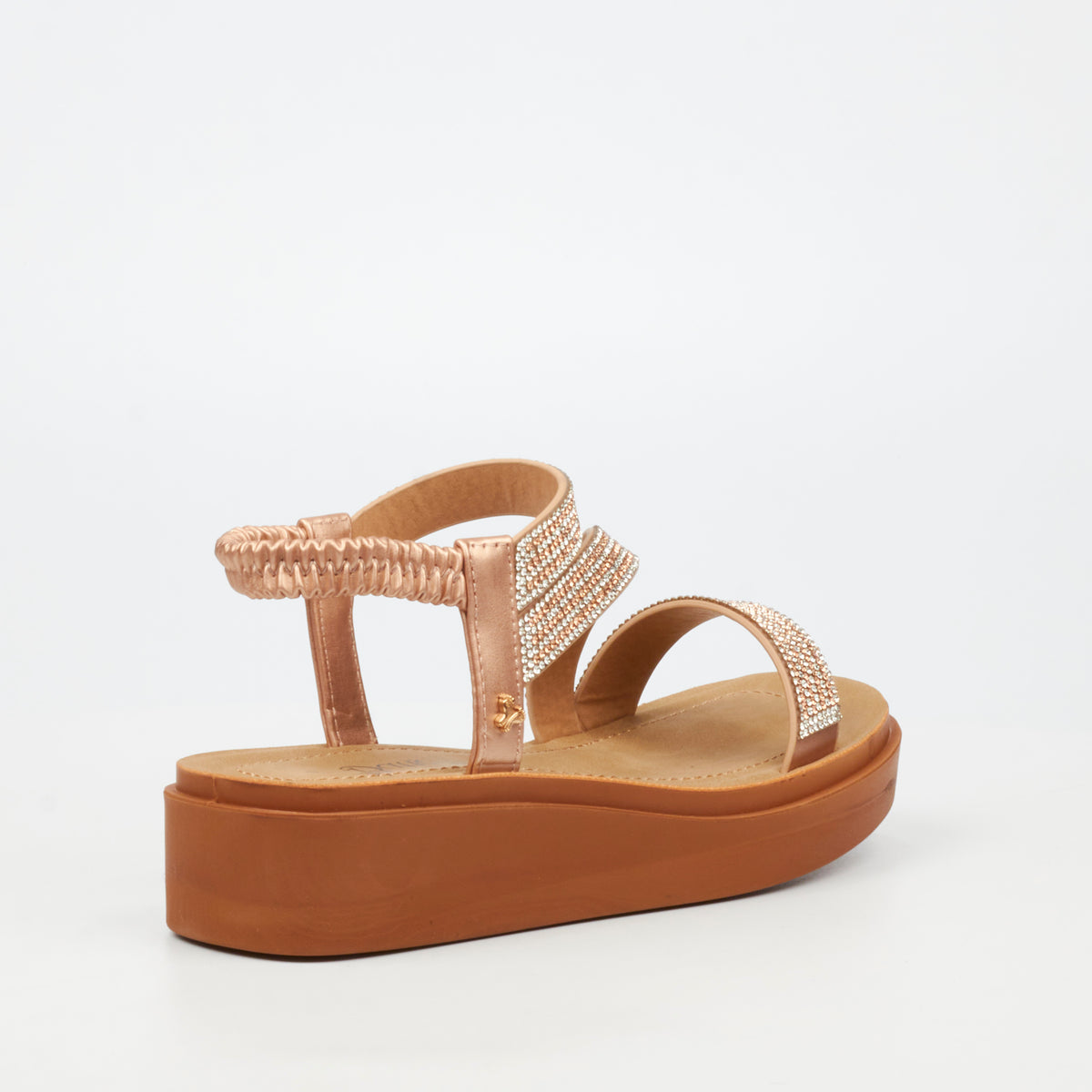 Butterfly Feet Holt 1  Flat Sandals - Rose Gold