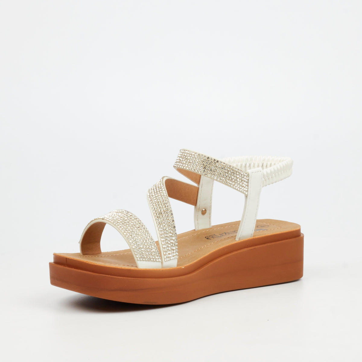 Butterfly Feet Holt 1 Flat Sandals - White