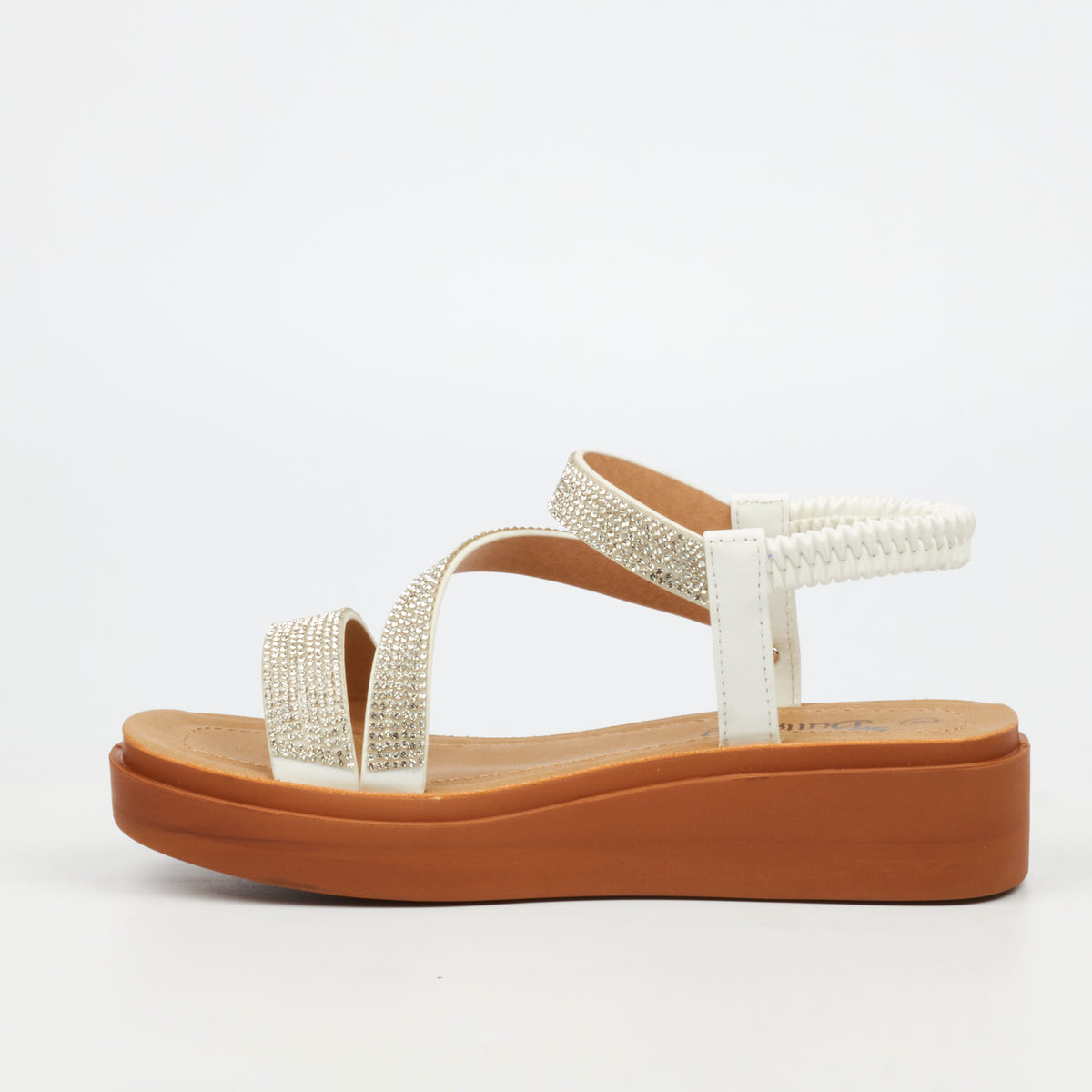 Butterfly Feet Holt 1 Flat Sandals - White
