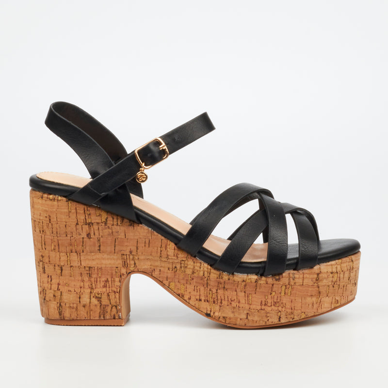 Miss Black Honey 2 Heel - Black footwear Miss Black   