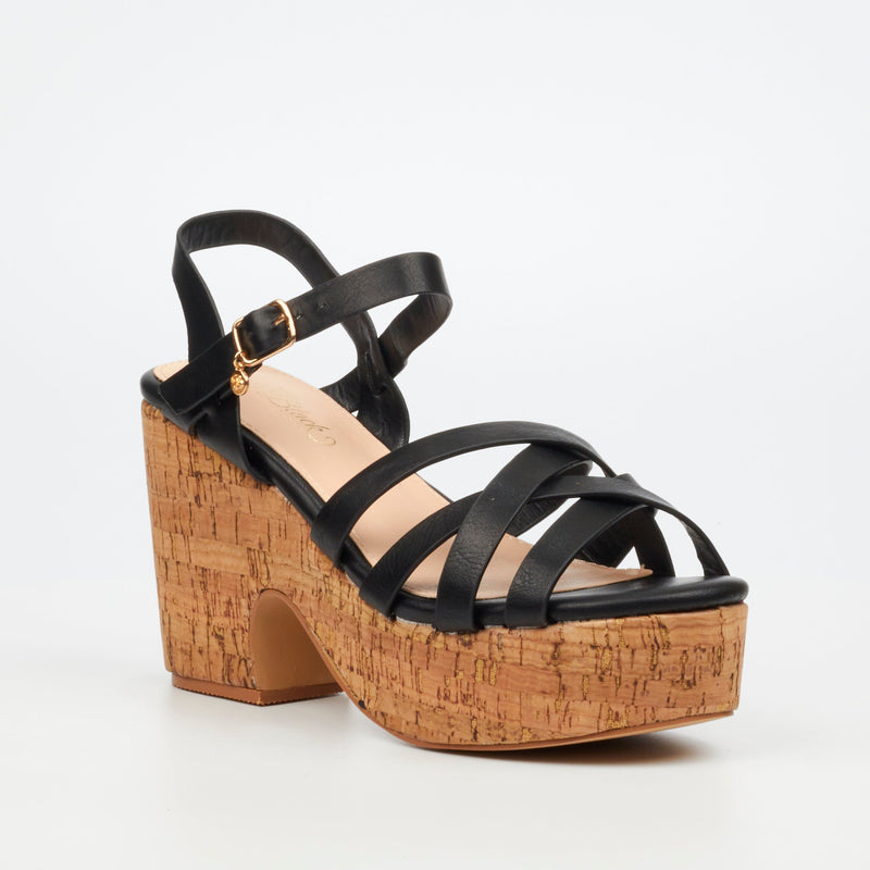 Miss Black Honey 2 Heel - Black footwear Miss Black   