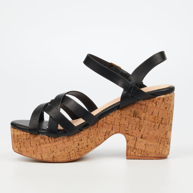 Miss Black Honey 2 Heel - Black footwear Miss Black   