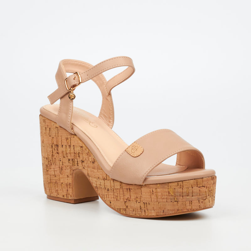 MIss Black Honey 5 Heel - Taupe footwear Miss Black   