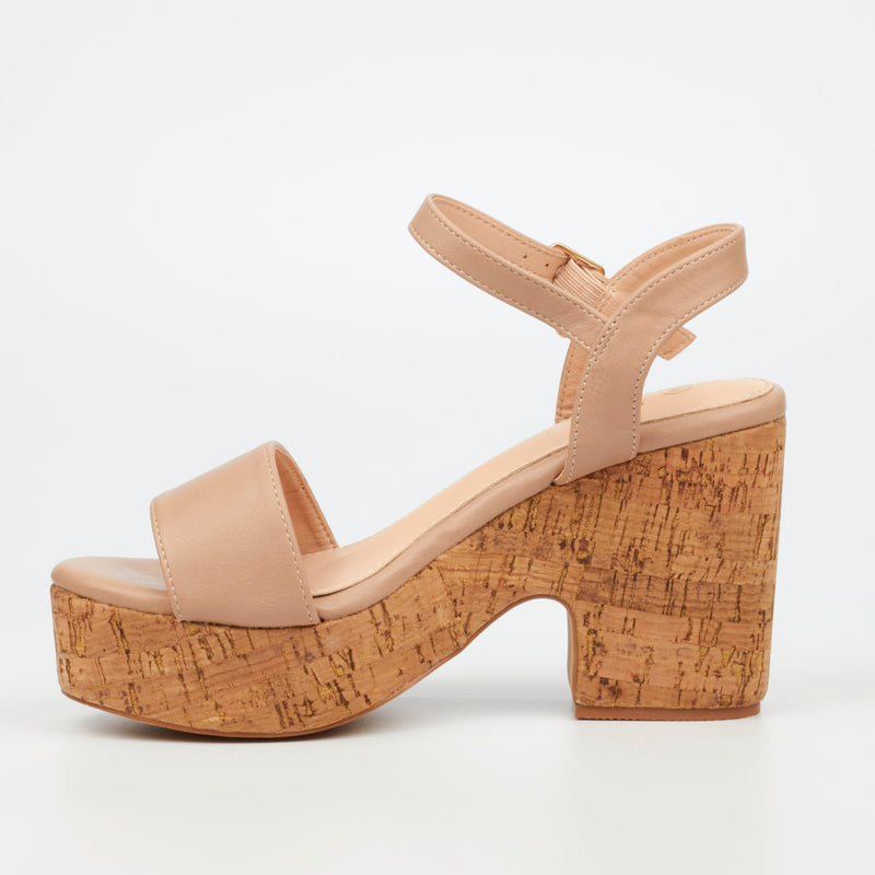 MIss Black Honey 5 Heel - Taupe footwear Miss Black   